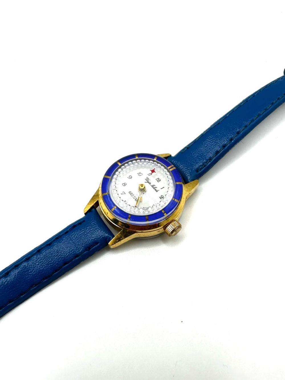 Geneva Virgin Islands Ladies Watch with Gold Case